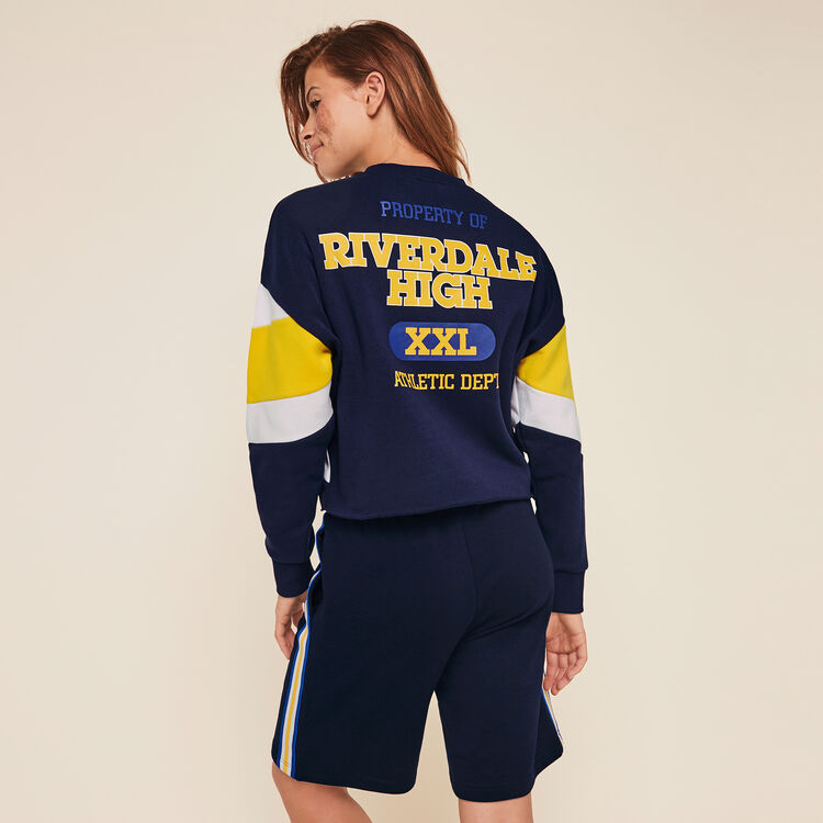 Sweater mit Rundhalsausschnitt Lizenz Riverdale riverdaliz Sweater mit Rundhalsausschnitt Lizenz Riverdale riverdaliz;
