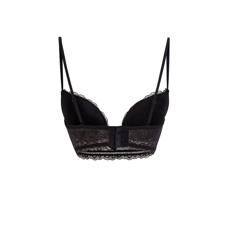 Sayiz black push-up bra black.