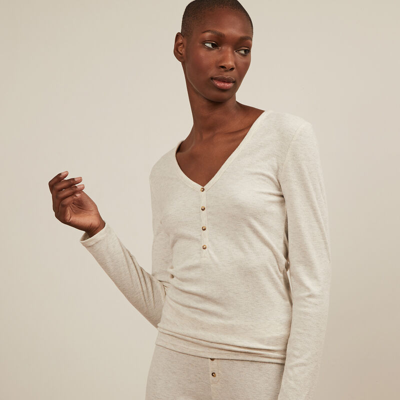 Long-sleeved top - grey Long-sleeved top - grey;