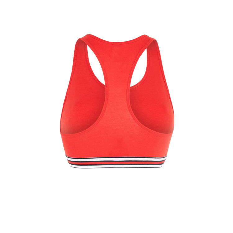 Czerwony biustonosz sportowy Czerwonybulliz Czerwony biustonosz sportowy Czerwonybulliz;