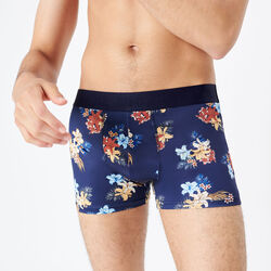 boxers with tropical flowers pattern