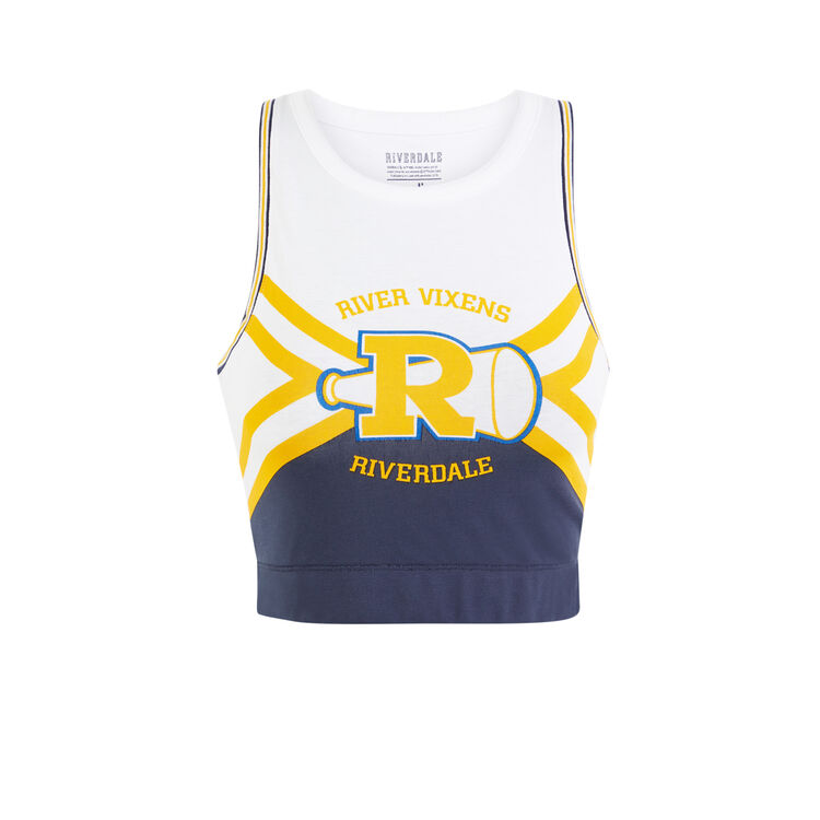 Ärmelloses bustier-top riverdaliz marineblau.