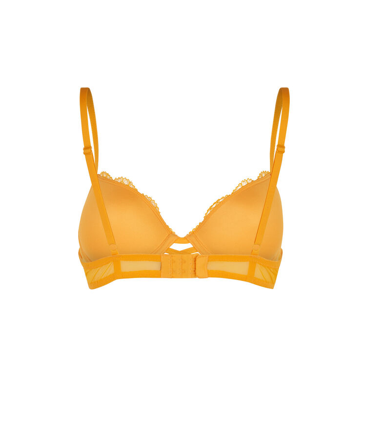 Everydayiz saffron yellow push-up bra orange.