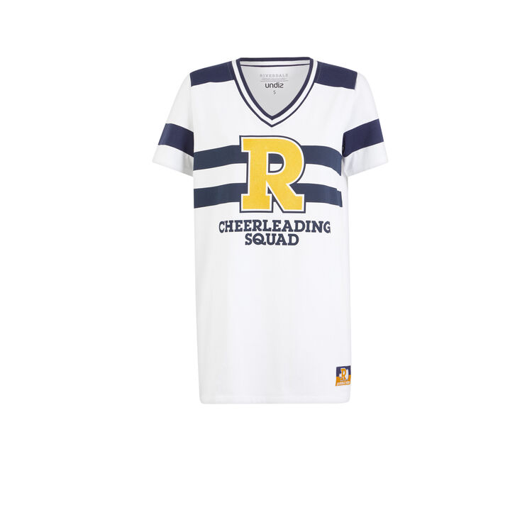 Rivervixiz licensed riverdale v-neck tunic white.