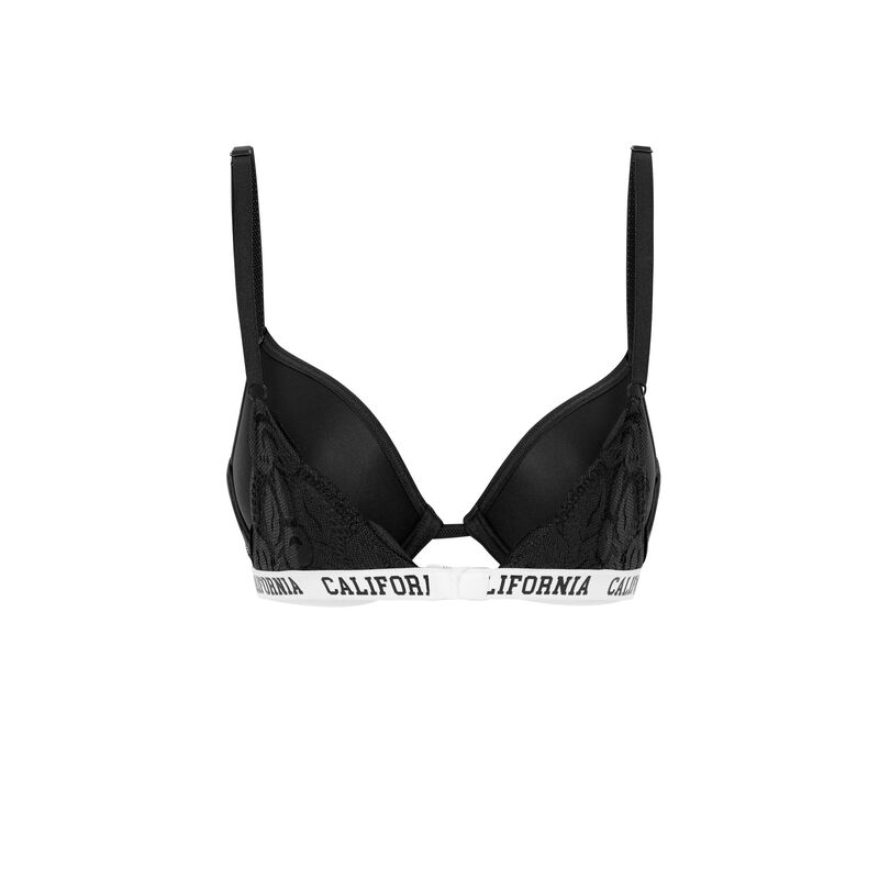 Westcoastiz lace padded bra black.
