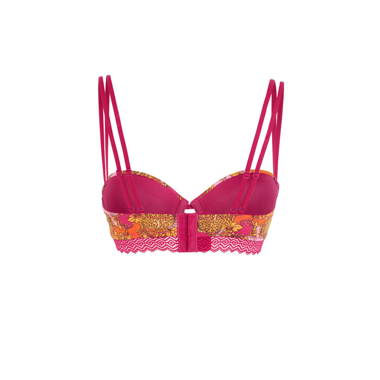 Boardizfleuriz pink push-up bustier bra Boardizfleuriz pink push-up bustier bra;