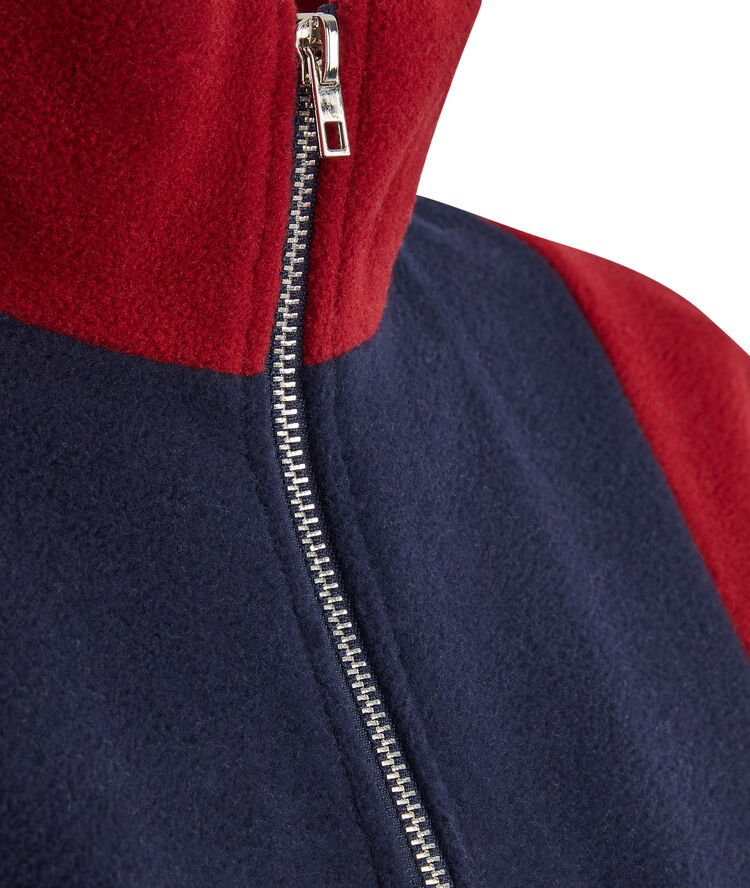 Sweat détail zip raclettiz bordeaux.