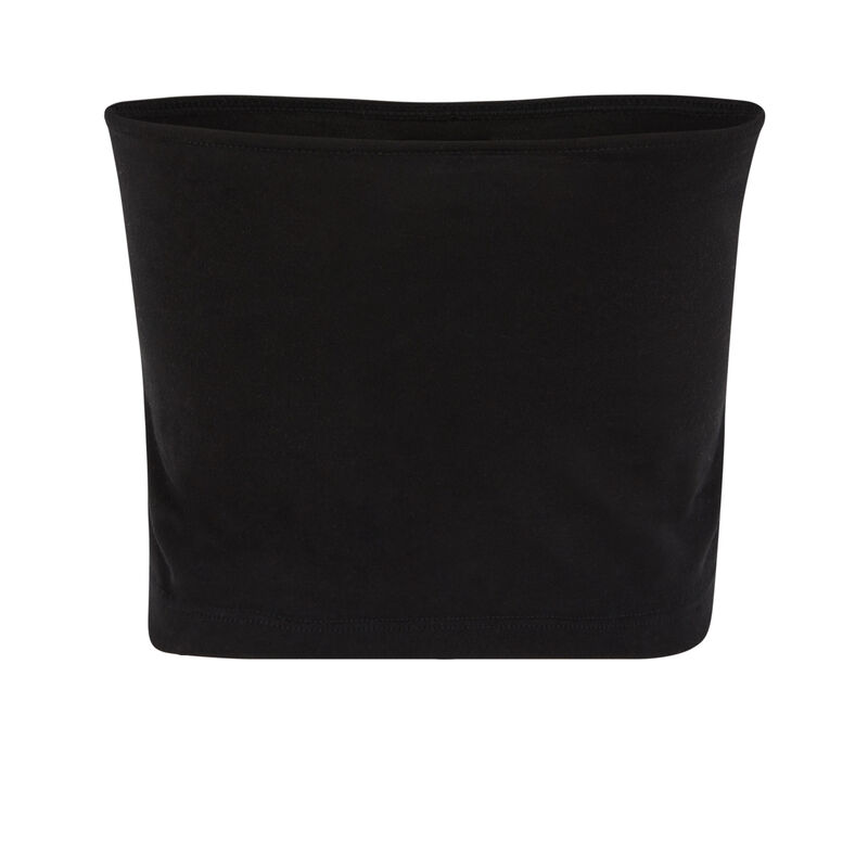 Schwarzes Bandeau-Top Croversiz Schwarzes Bandeau-Top Croversiz;