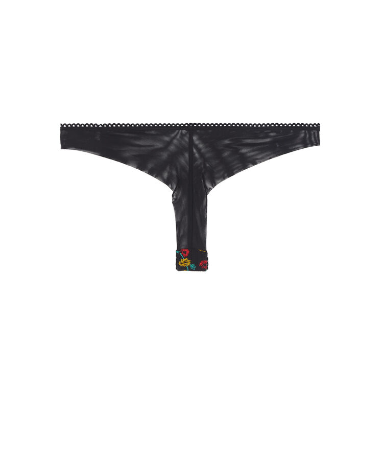 Pimentiz black thong black.