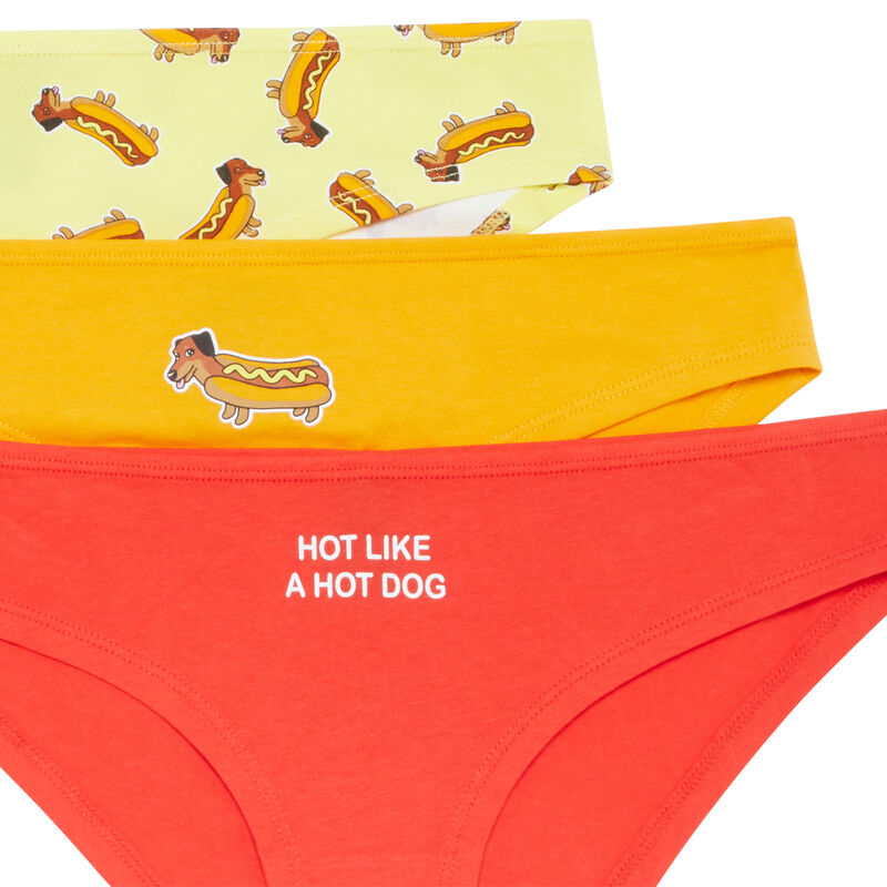 Pack of cotton briefs - orange Pack of cotton briefs - orange;