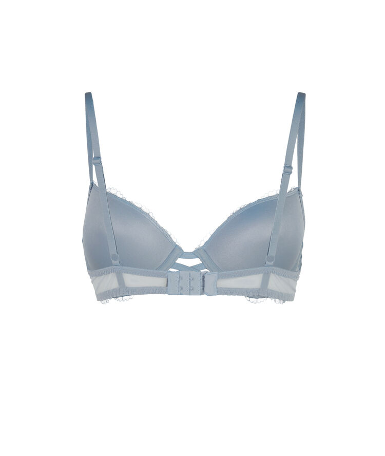 Everydayiz blue-grey push-up bra blue.