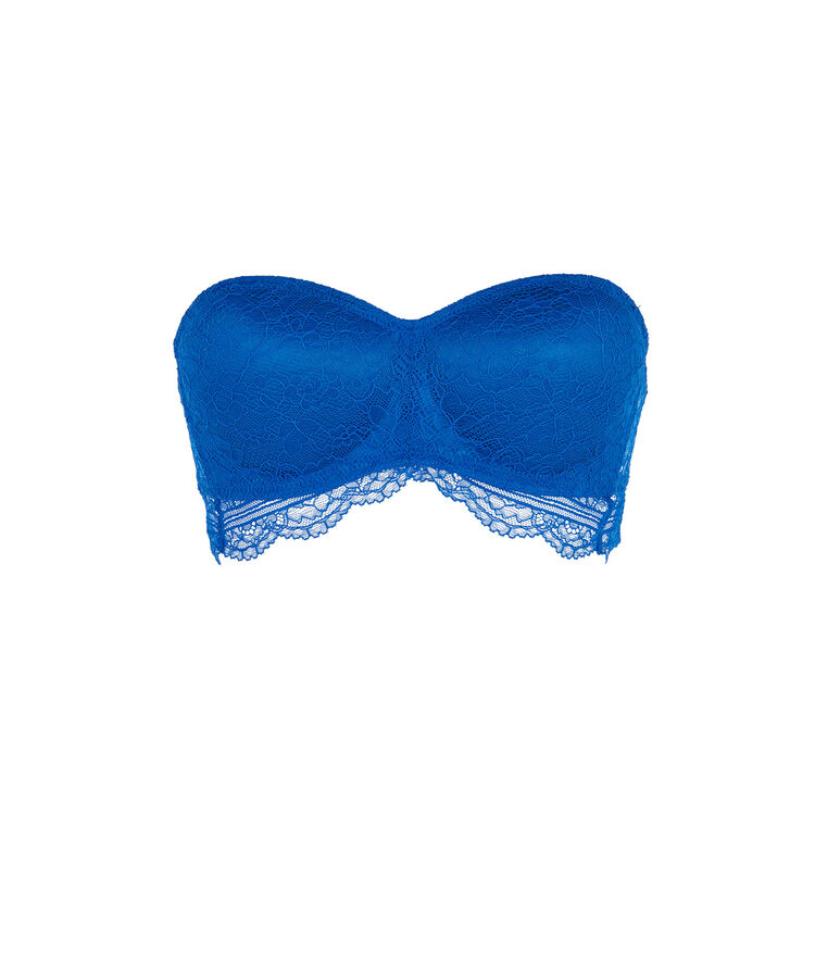 Everydayiz royal blue bandeau bra blue.