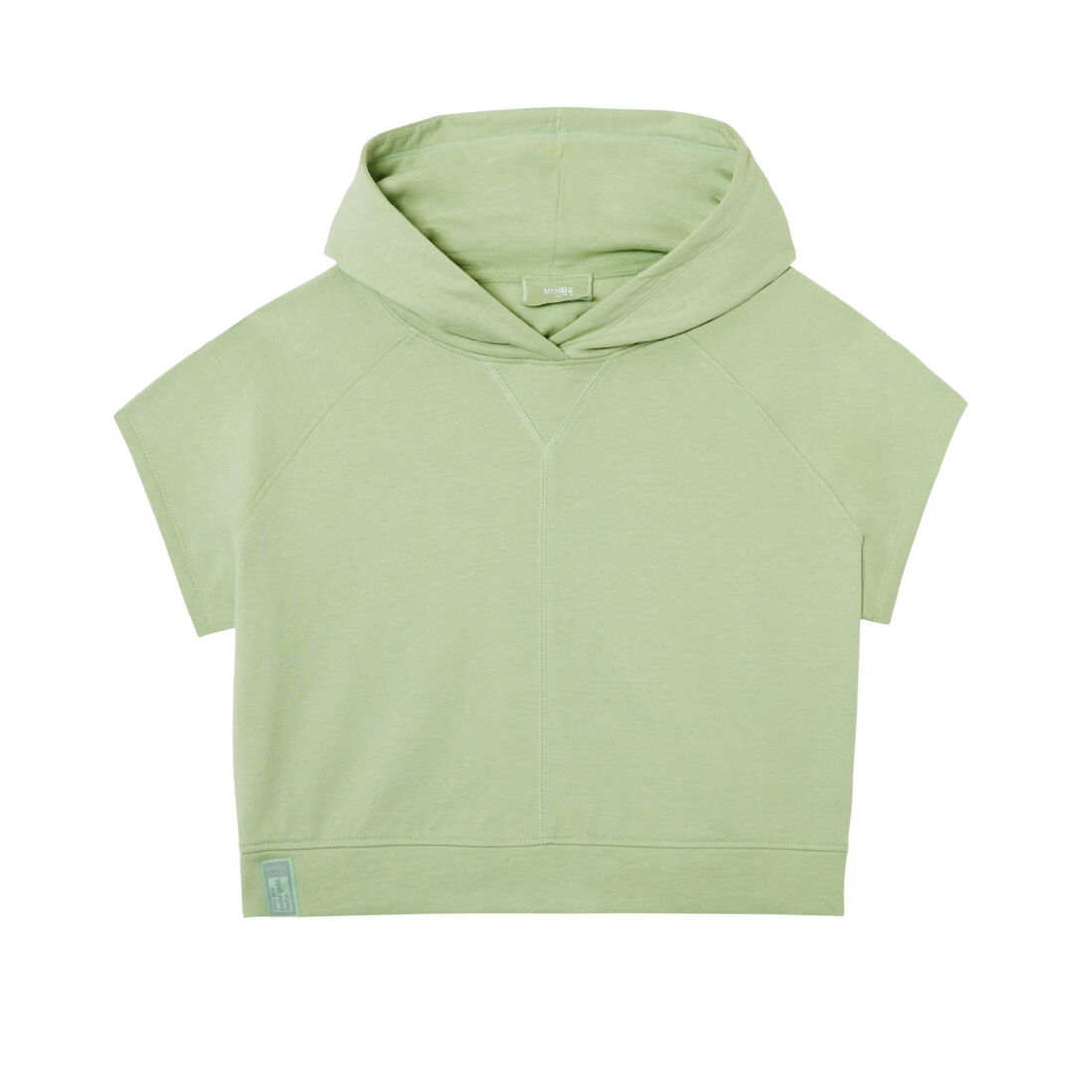 sleeveless sweatshirt - aqua;