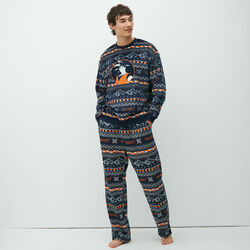 pyjama bottoms with dragon ball z jacquard print