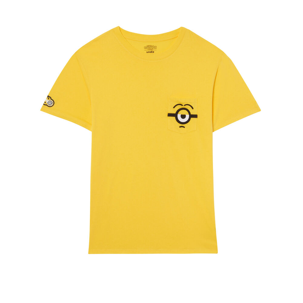 T-shirt with minions pocket details - yellow yellow.