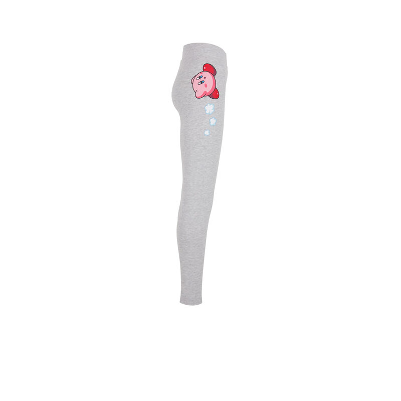 Kirbiz jersey kirby print leggings grey.