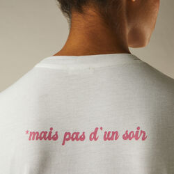 t-shirt with "Meilleur coup" print;