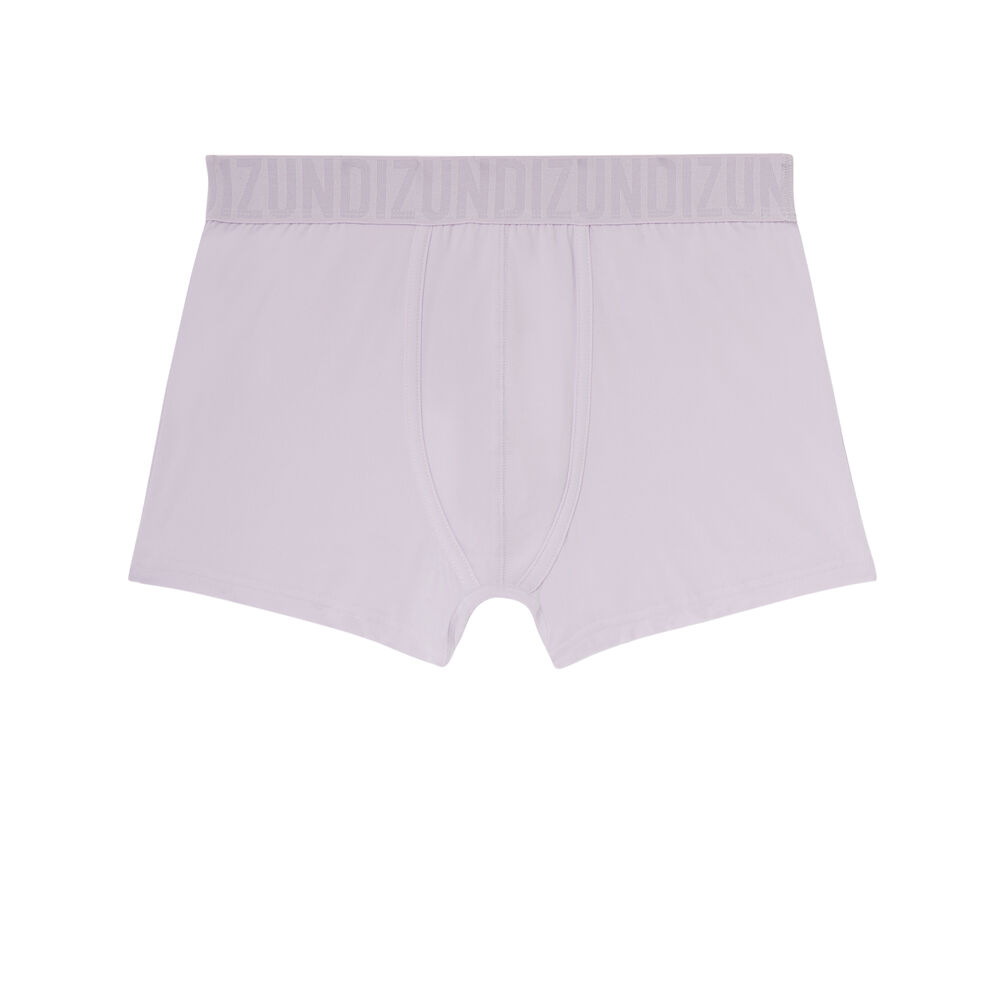 Plain microfibre boxers - red red.