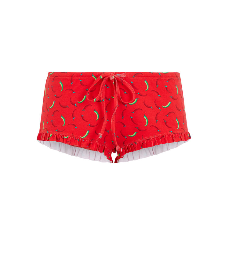 Calientiz red shorts red.