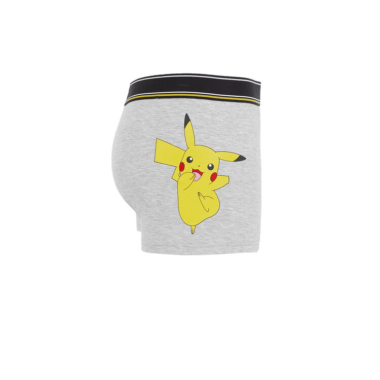 Japikachiz grey boxer shorts grey.