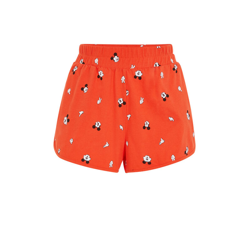 Mickey print shorts - orange Mickey print shorts - orange ;