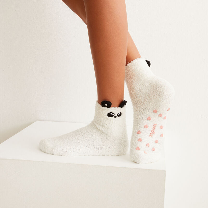 Grumpy panda socks - white Grumpy panda socks - white;