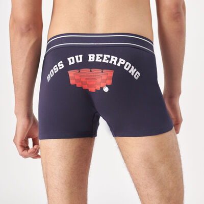 boxers with "boss du beerpong" slogan;