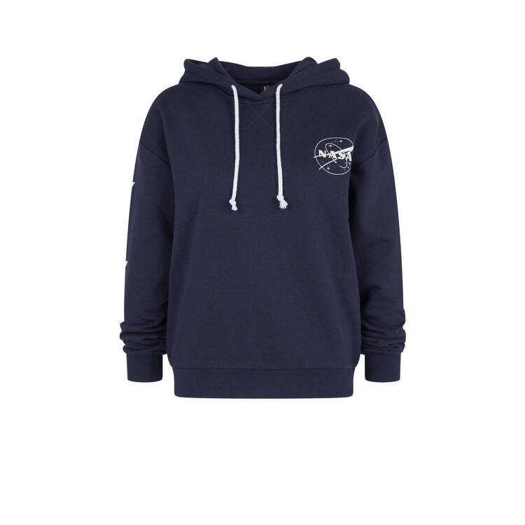 Blaues Sweatshirt Nasaetoiliz Blaues Sweatshirt Nasaetoiliz;