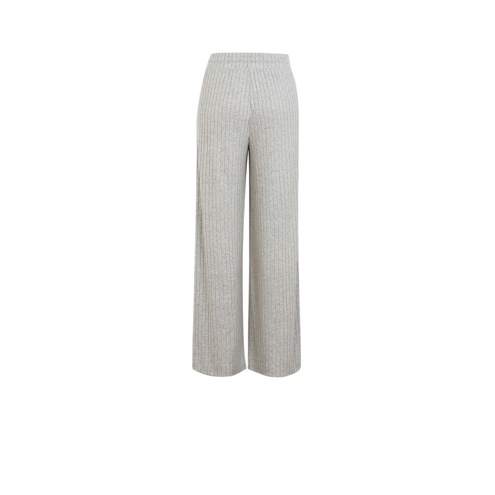 Wide-leg trousers and drawstring - grey grey.