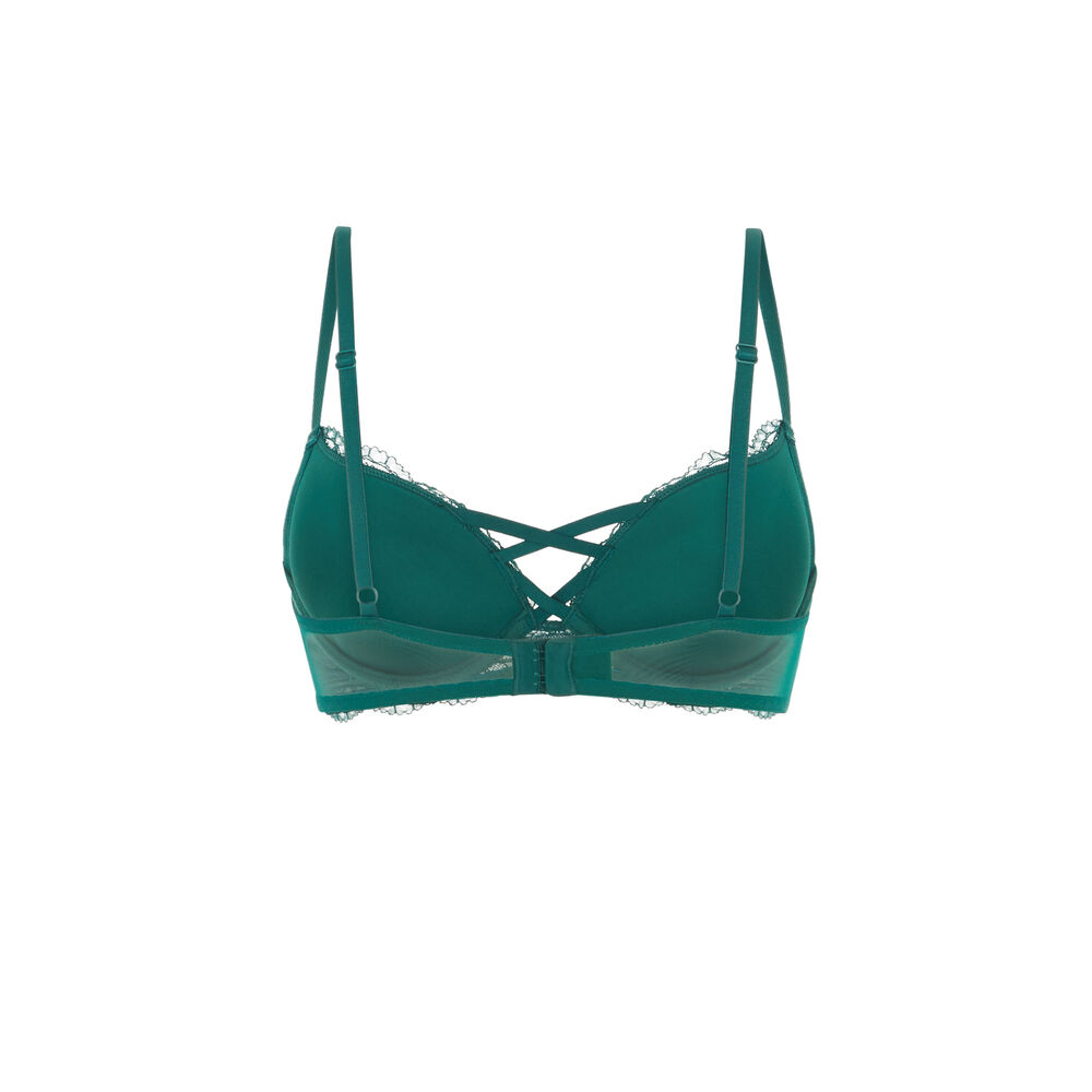 Biustonosz ultra push-up – zielony zielony.