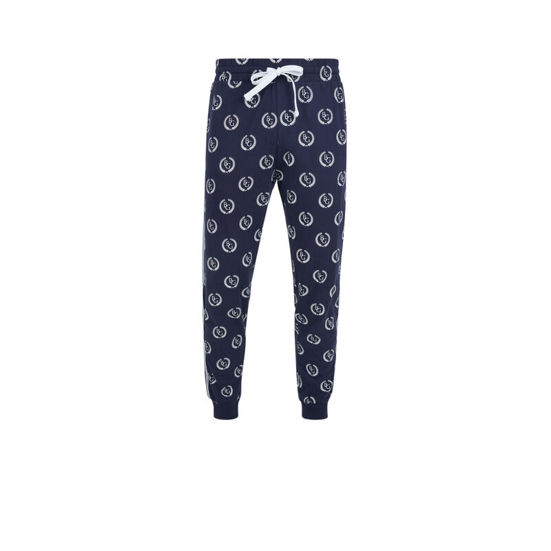 Elboiz pyjama top + bottoms navy blue.