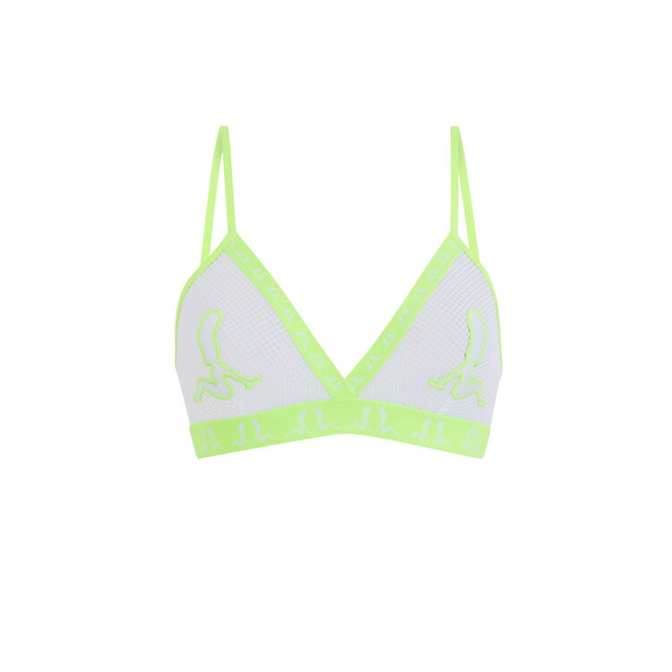 Marjiz fluorescent yellow bra yellow.