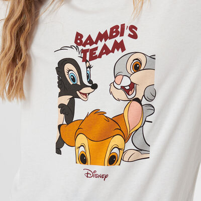 t-shirt à imprimé bambi;