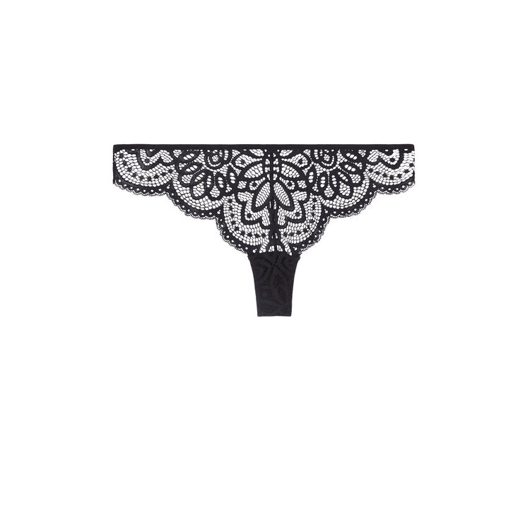 Precieusiz black tanga black.