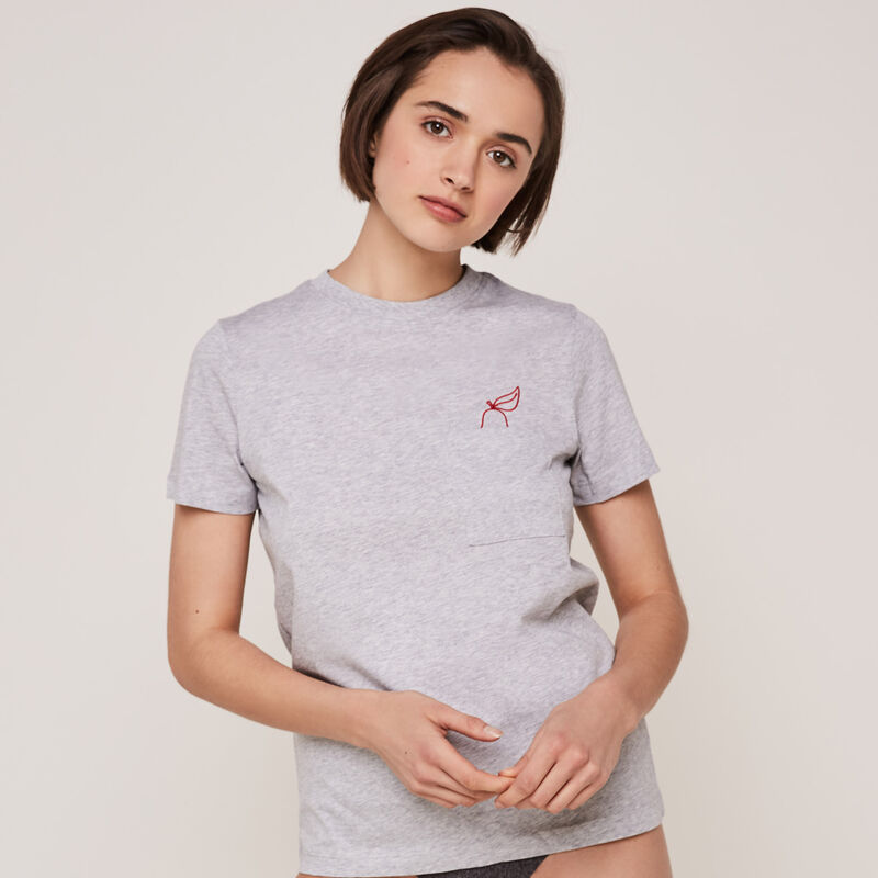 Poirecachiz short-sleeved top with embroidery detail Poirecachiz short-sleeved top with embroidery detail;