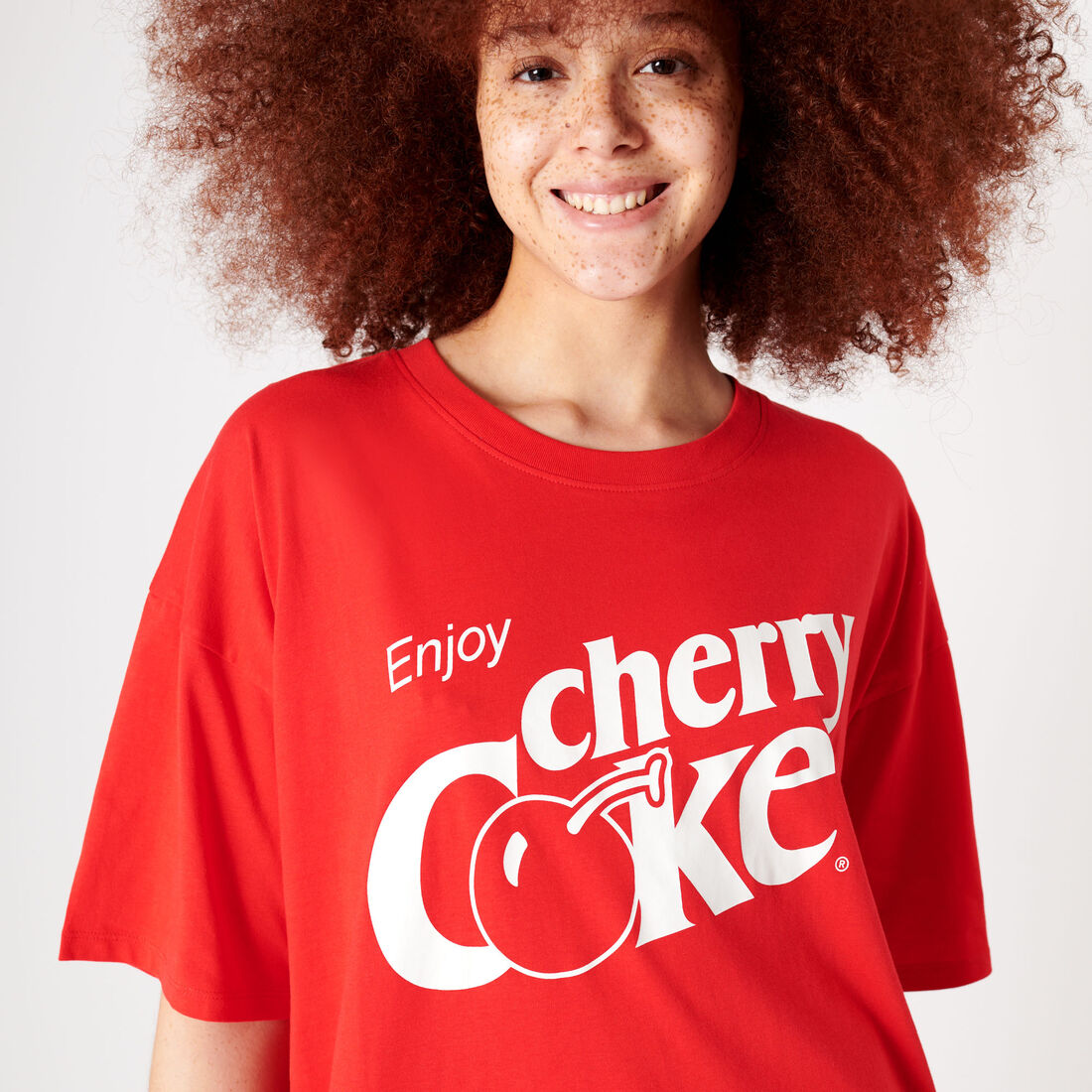 tee-shirt long coca-cola;