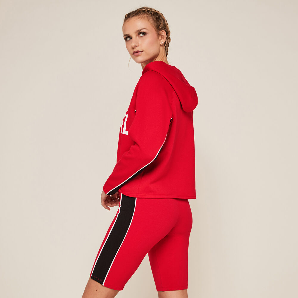 Bluza z kapturem casa de papel - czerwona czerwony.