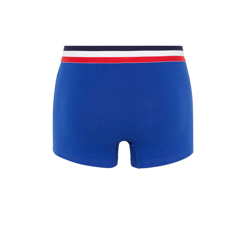 Tricolour cotton boxers - blue Tricolour cotton boxers - blue;