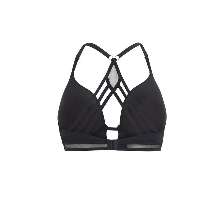 Czarny biustonosz push-up superpartiz czarny.