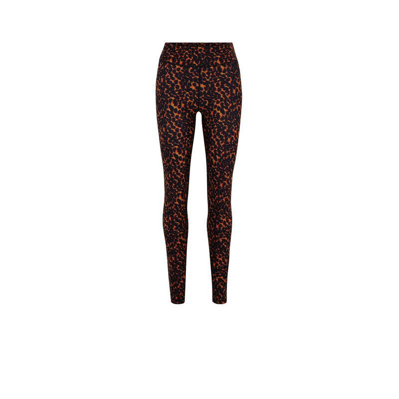Leopard print leggings - orange Leopard print leggings - orange;