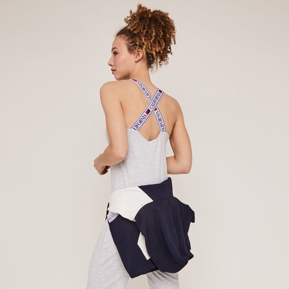 Super soft plain jumpsuit - grey grey.