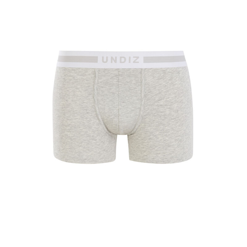 Plain organic cotton boxers - grey Plain organic cotton boxers - grey ;