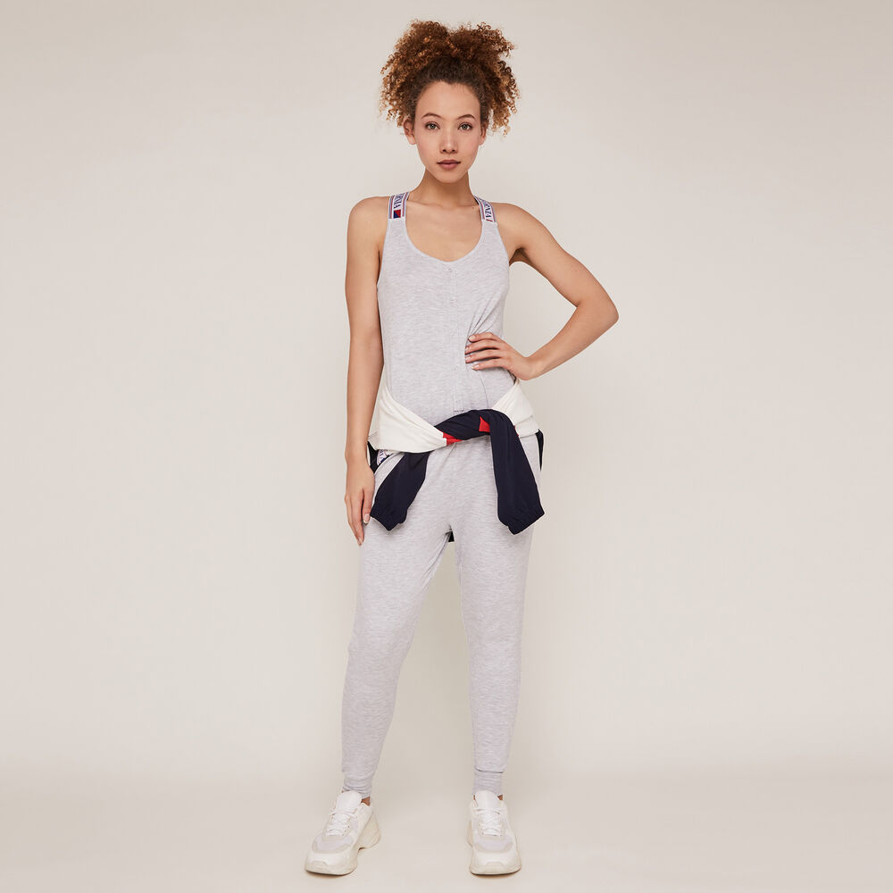 Super soft plain jumpsuit - grey grey.
