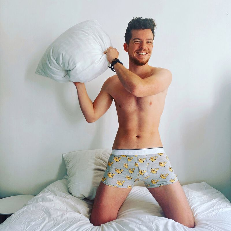 Pikachu patterned boxers - grey Pikachu patterned boxers - grey;