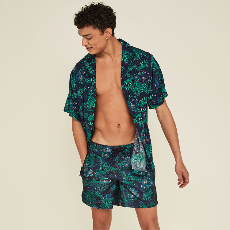 Tropinightiz navy blue swim shorts Tropinightiz navy blue swim shorts;
