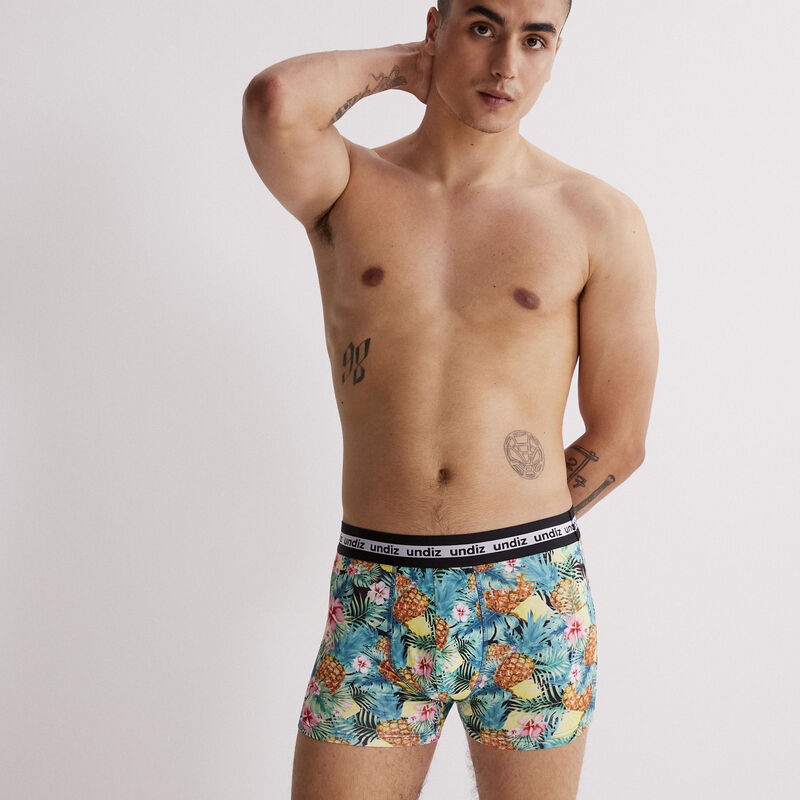 Tropical print boxers - green Tropical print boxers - green;