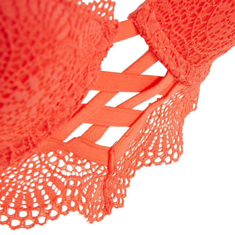 Totoiz coral push-up bustier bra Totoiz coral push-up bustier bra;