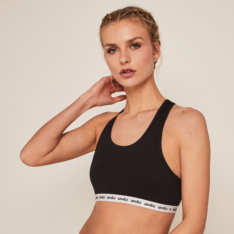 Cotton bra - black Cotton bra - black;