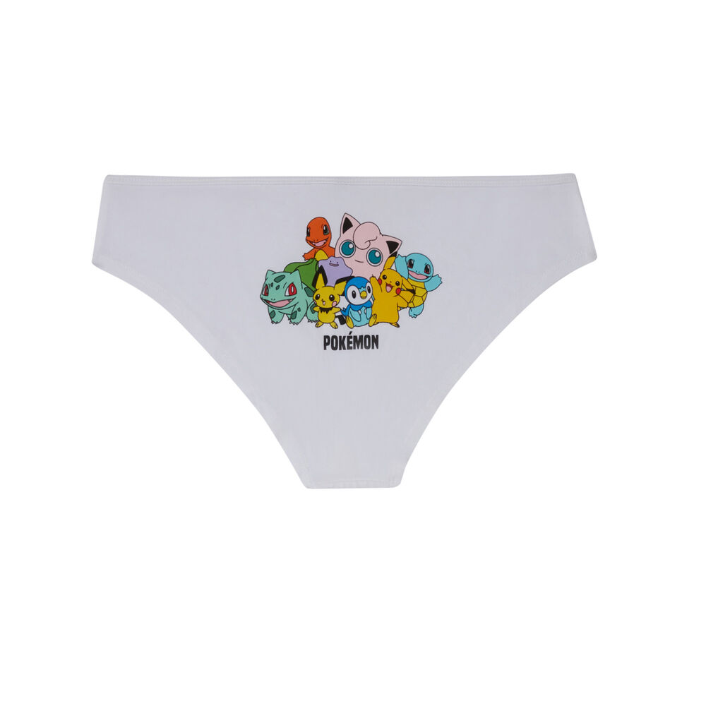 Pokémon print hipsters - white white.