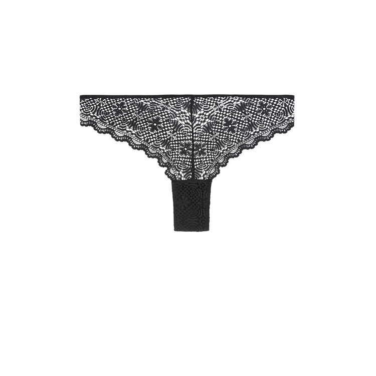 Mahaliz black tanga black.